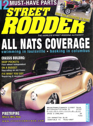 STREET RODDER 2005 DEC - THE ART OF PINSTRIPING & DESIGN, FRAME SPECIAL